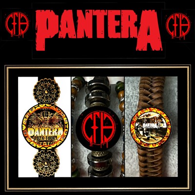 PANTERA   2024 TOUR MERCH.   THREE EXCLUSIVE BRACELETS