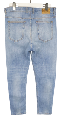 DIESEL D-Vider Carrot Stretch 081AL Jeans Men's W33/~L28 Stonewash