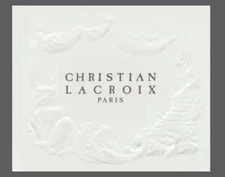 Advertising card - advertising card - Christian Lacroix double sided