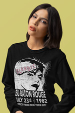 Blondie Debbie Harry Long Sleeve T- Shirt sizes S-2xl Punk shirt Girl Punk