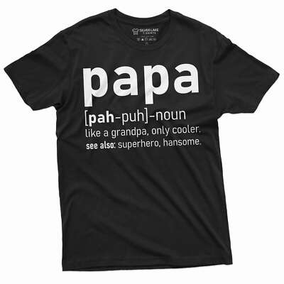 Papa definition T-shirt Grandpa Tee Grandfather gift Papa t-shirt funny papa tee
