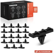 A-premium 20pcs 9mm Nylon Rocker Panel Moulding Retainer Clip For Ford Taurus