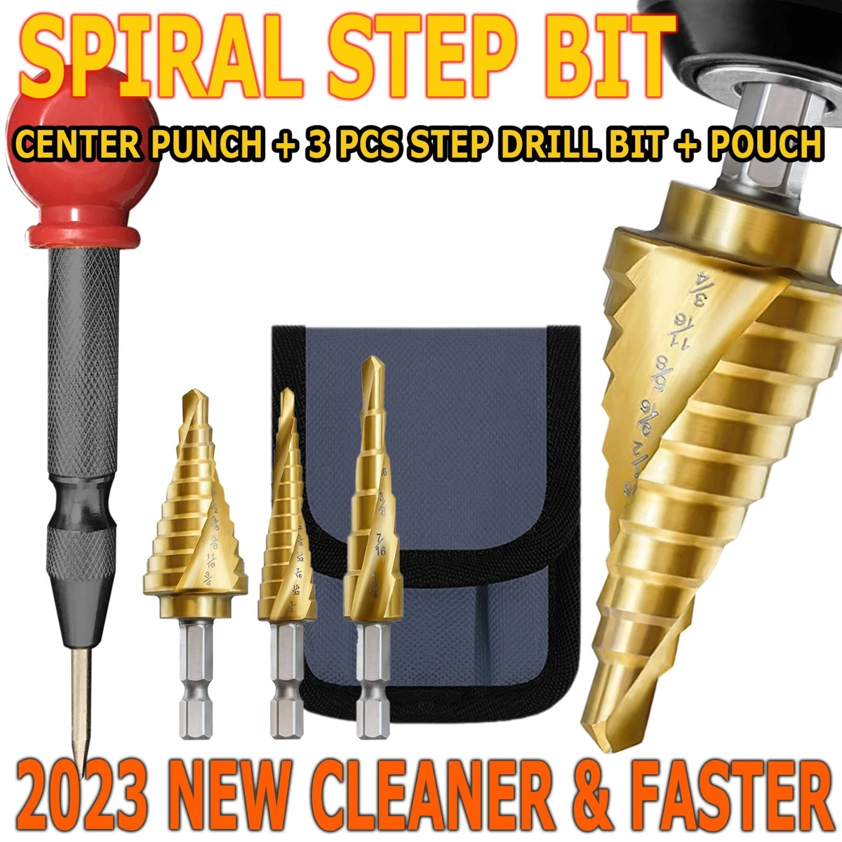 Hole step drill sale bit