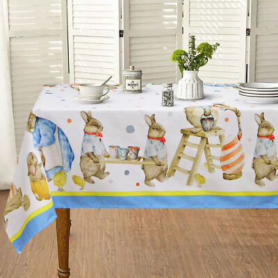 Tischdecke Ostern Meister Baumwolle Tischdecke Pois 6-Sitzer Baumwolle 6573