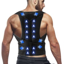 Corrector de Postura La Espalda Protección Hombro Corsé Para Soporte Vendaje Espalda