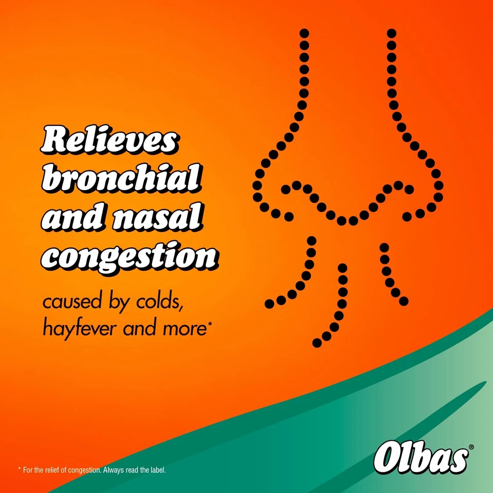 Olbas Inhalador Nasal 695mg Paquete Duo para Alivio de la Congestión y Aroma Refrescante Foto 4 de 4