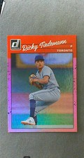 2023 Donruss Retro Variation Pink Holo #249 Ricky Tiedemann Blue Jays