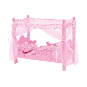 dolls rocking crib with canopy