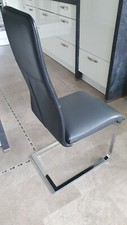 Swingstuhl Edelstahl in Lederoptik Schwinger