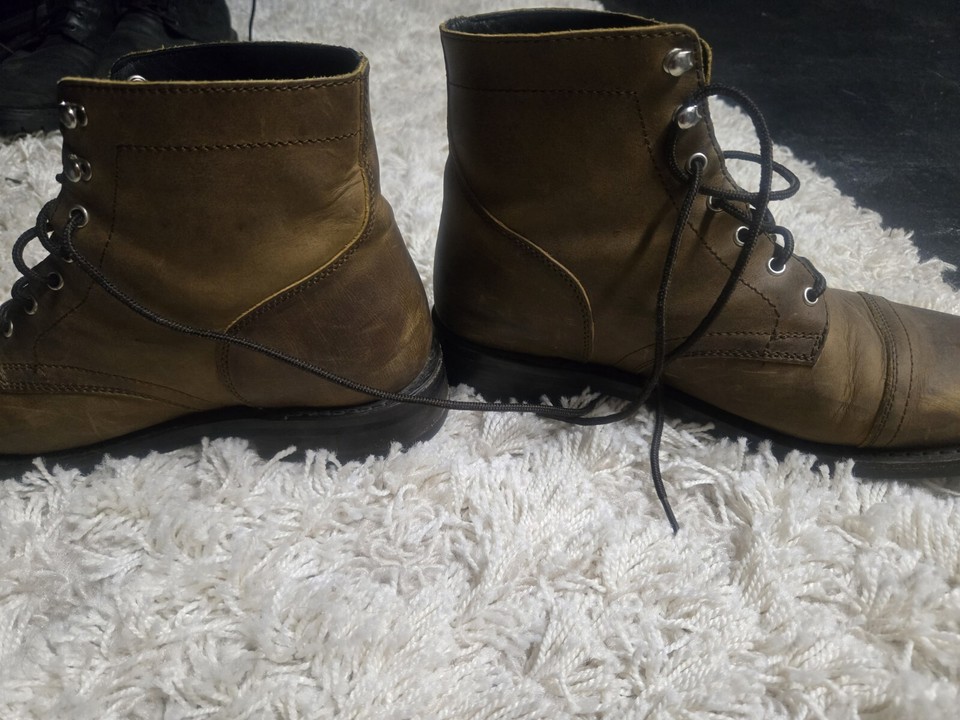 Thursday Boot Everyday Captains Boots Brown Leather Nubuck Boots Men 11