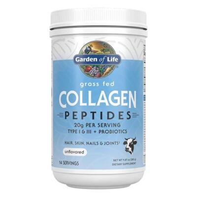 Garden of Life Grass Fed Collagen Peptides Powder   Unflavored for Women Men ...