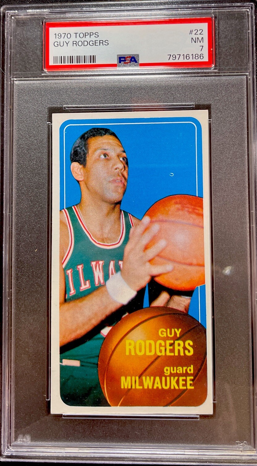1970 Topps #22 Guy Rodgers Milwaukee PSA 7 NM! ENN Cards