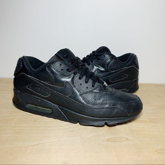 nike air max 90 mens black leather