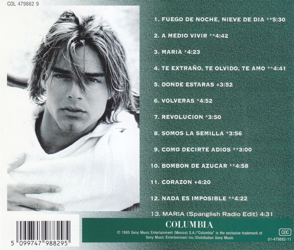 Ricky Martin – A Medio Vivir (CD-Album) !!! - Bild 2 von 3