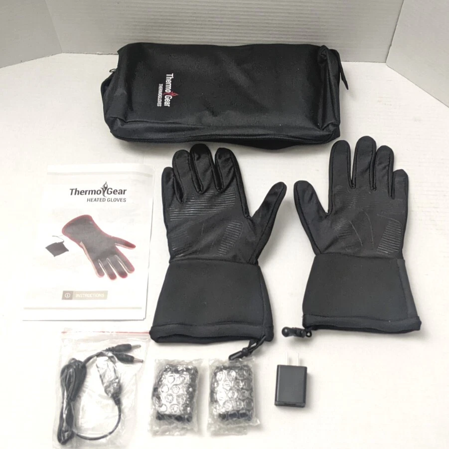 Electric Thermo Gear Gloves Rechargeable Battery Heated ThermoGear UNIsex S-M