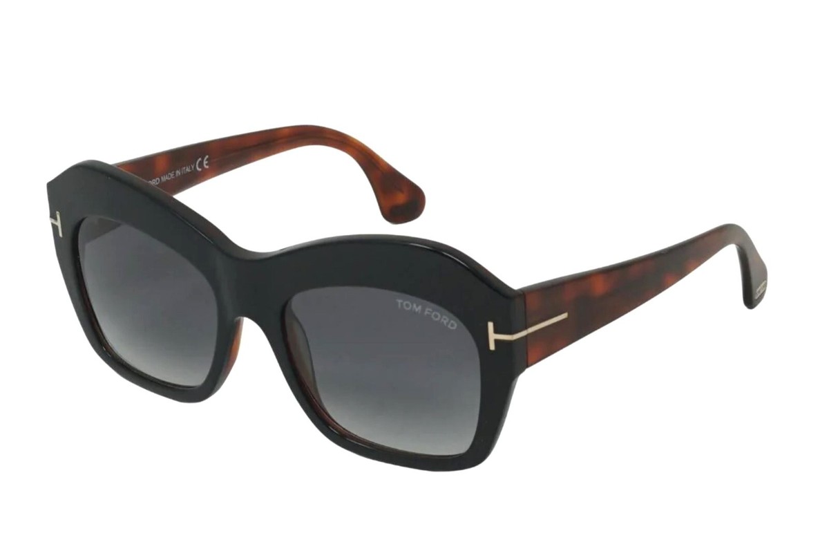 New TOM FORD TF534 05B EMMANUELLE 54mm Black Havana  display picture 3