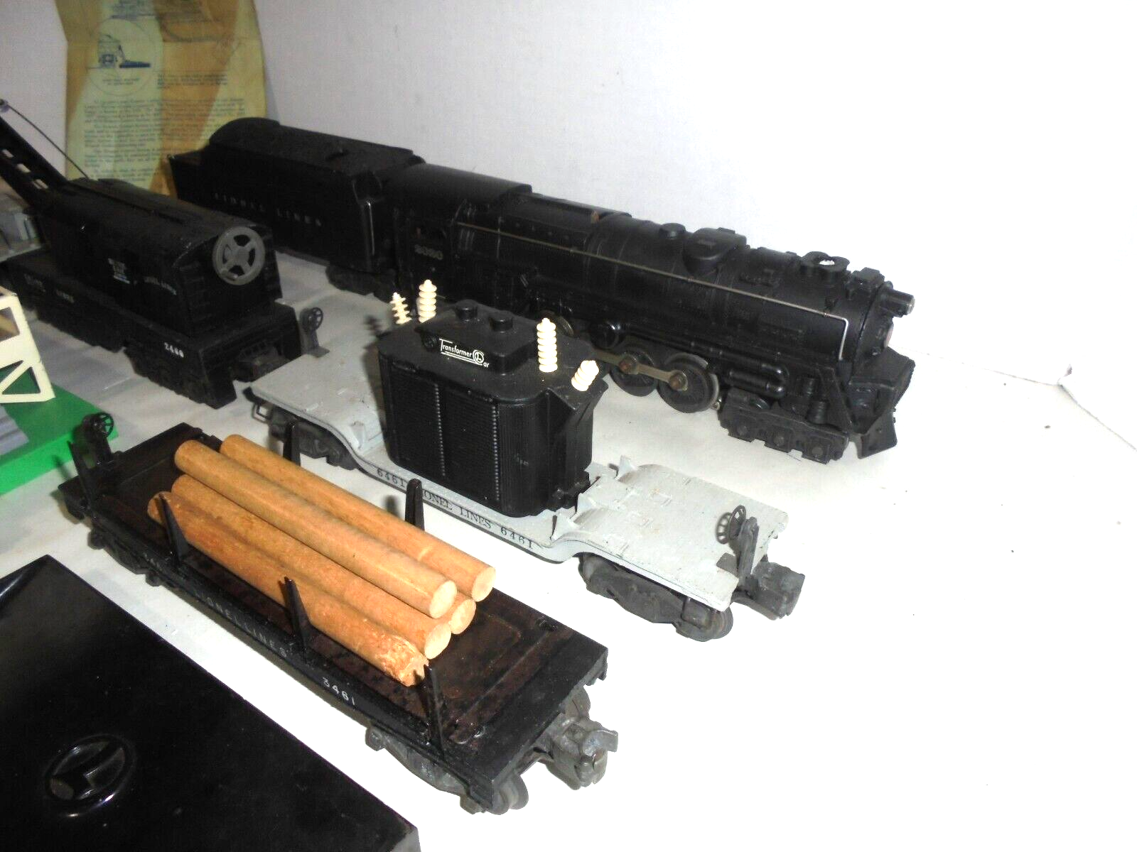 LIONEL SET 1447 WORK FREIGHT TRAIN SET FROM 1948 O GAUGE VINTAGE