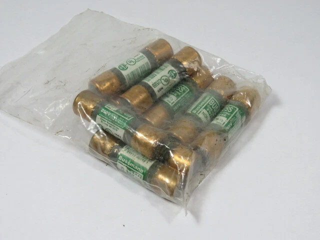 Bussmann NON-1/2 One Time Fuse 1/2A 250V Lot of 10 USED - Image 2 of 3