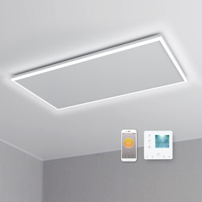 840W LED Ceiling Infrared Panel Heater Electric Radiator with