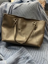 COACH GRAY PEBBLE LEATHER PURSE SEE DESCRIPTION AND PICS EUC