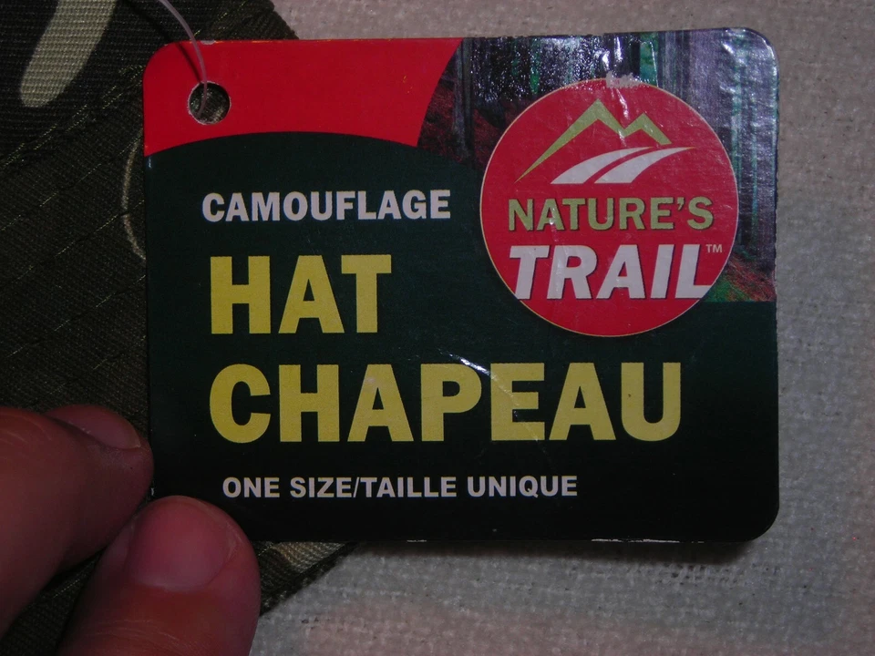 Camouflage chapeau Tactical Head Wear/Boonie/Jungle Hat Cap For Wargame Sports - Image 2 of 4