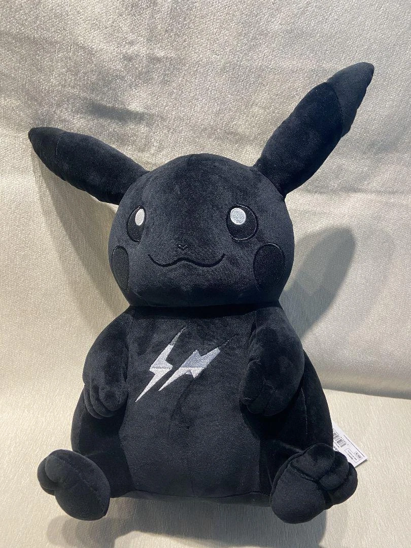 Thunderbolt Project by Fragment POK MON Pikachu Plush Doll 45cm Black JP