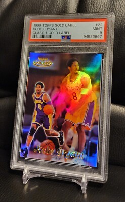 1999 Topps Gold Label Class 1 - Kobe Bryant - #22 - PSA 9 - Lakers