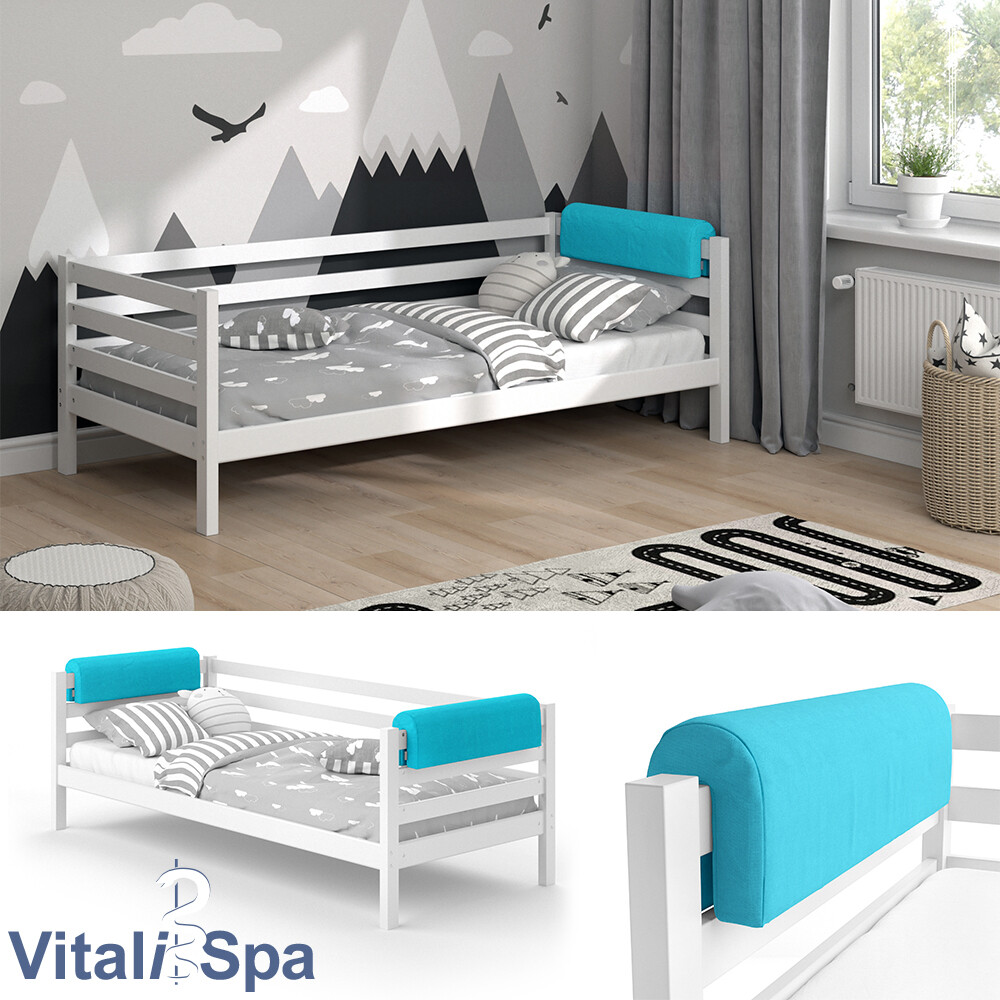 Tour de lit enfant turquoise Vitalispa pour sécuriser la chambre des petits