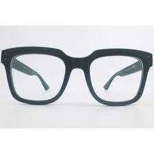 Matte Green Square Eyeglass Frames JGT216963-01 52-21-150 Thick Rim Eyewear