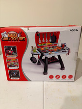 Play Kitchen Sets Toy for Toddlers 3-5 Indoor Outdoor Interactive Kids BBQ Grill