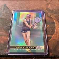 2024 Topps Chrome Genie Bouchard Aqua Refractor #/399 #79 Card