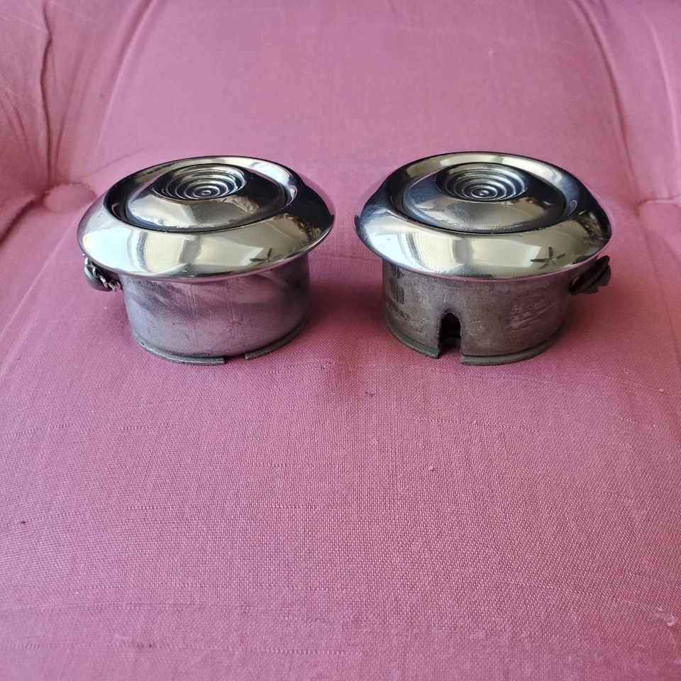 1941/1942/1946/1947/ 1948 Lincoln Door Push Buttons Continental Zephyr Foto 3 de 3