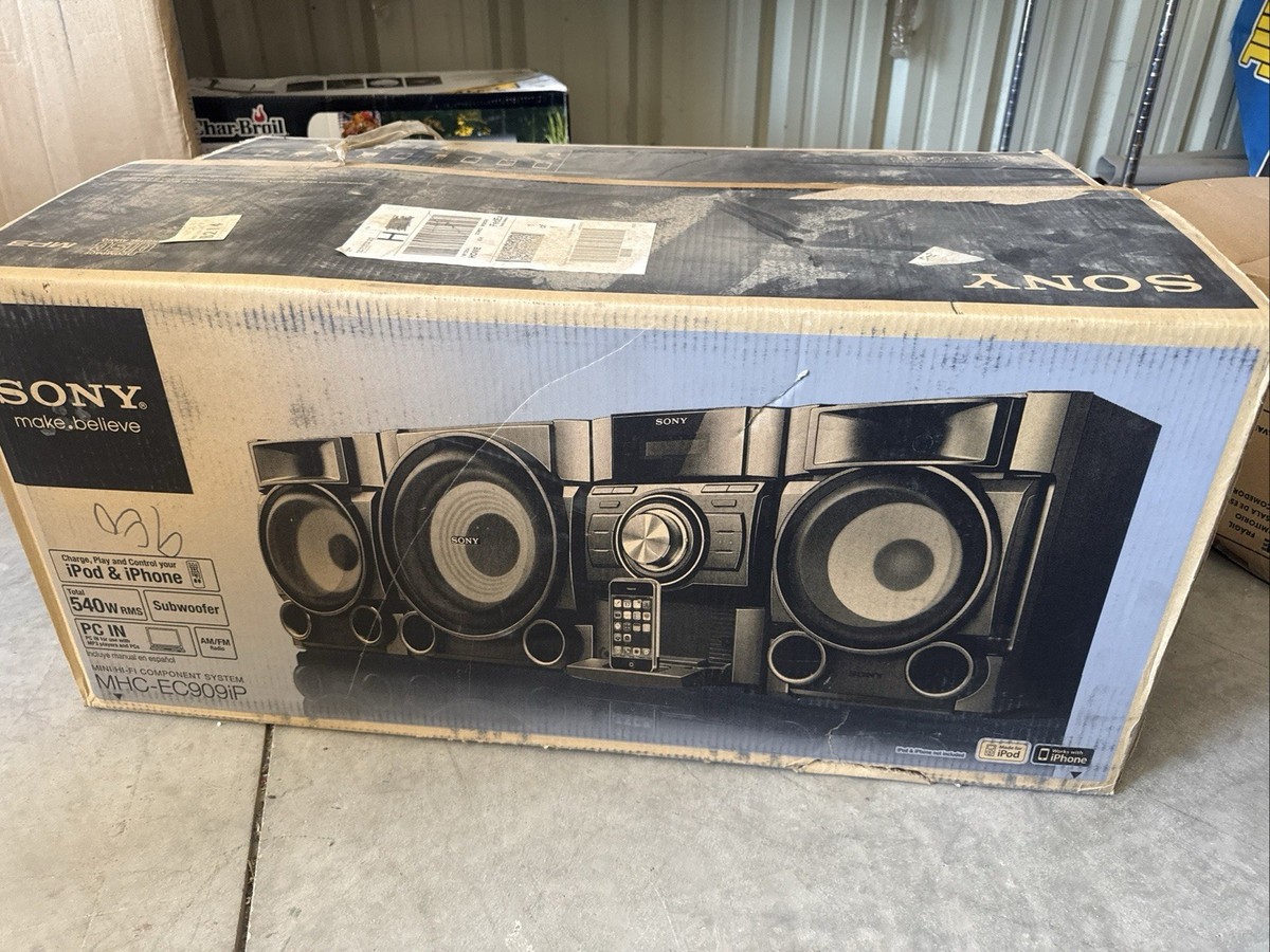 Sony MHCEC909iP Mini Hi-Fi Shelf System for sale online | eBay