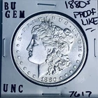 1880 S BU GEM MORGAN SILVER DOLLAR UNC MS+++ U.S. MINT RARE COIN 7617