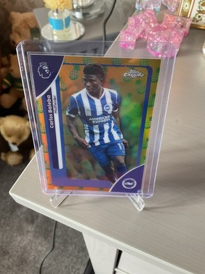 Carlos Baleba Pineapple Crush Refractor Topps Chrome EPL 25-26 BRIGHTON MINT