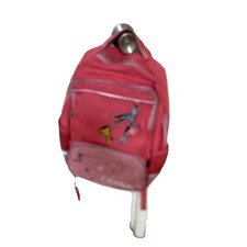 Kids Pink Girls Backpack Zip Closure Pockets Adjustable Strap