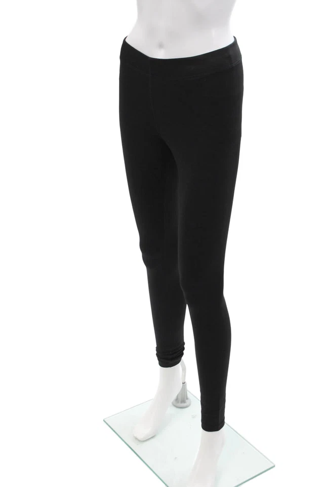 Leggings de punto comprimido Adbelle de tiro alto Theory para mujer negros talla extra pequeña Foto 2 de 4