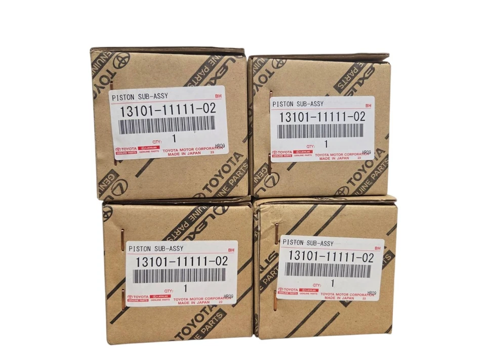 NEW GENUINE TOYOTA STARLET/GLANZA EP91|4E-FTE PISTON RING SET(4) 13101-11111-02 - Image 2 of 4