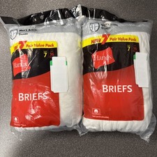 Vintage 2003 Hanes Briefs 100 Cotton White Size 36 14 Pairs 