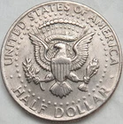2 1972-D Kennedy Half Dollar Weak "FG" Initials Error + 1977-D