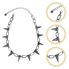  Stile Goth Rock Moda Motociclista Donna Gioielli Collane Girocollo Per