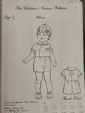 OOP/Vintage The Children's Corner Patterns #73 Chris