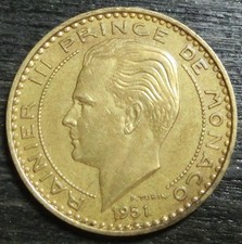 Monako 20 franków 1951