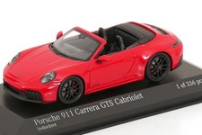 Minichamps 1/43 Porsche 911 992 Carrera GTS Convertible 2024 Red Model Car New