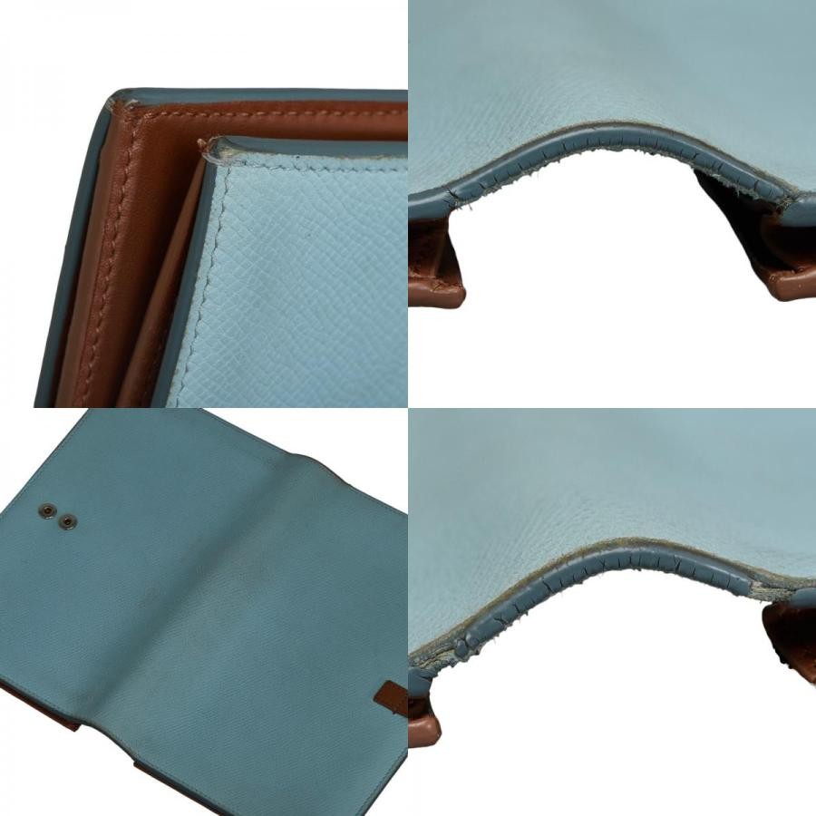 Celine Strap Wallet Large Multi-Function Light Bl… - image 7