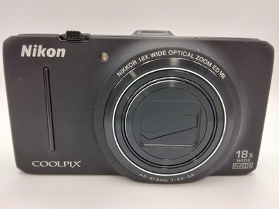 値下【ジャンク】【動作確認済】Nikon COOLPIX S9300 ブラック NEAR MINT] Nikon COOLPIX S9300 16.0MP Black Compact Digital Camera