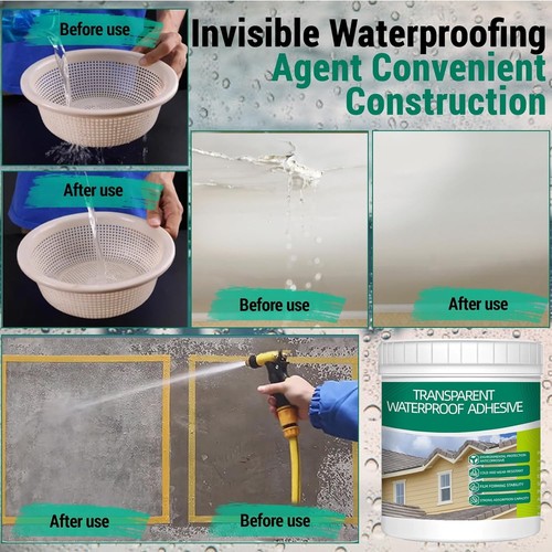 1Kg/36Fl.oz Transparente  Beschichtung  Agent für Badezimmer,Fliesen,Dach mit... - Bild 6 von 11