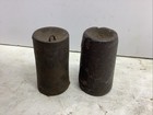 Antique OGEE Clock Weights - 5 lbs , 1.8 oz — photo 1