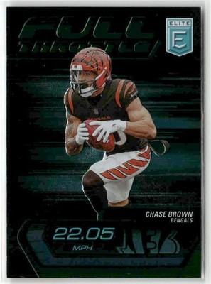 Chase Brown 2024 Donruss Elite Full Throttle Green Cincinnati Bengals #4