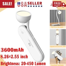 3600mAh USB Night Light, 3 Color Modes, Stepless Dimming, Camping & Home Use NEW